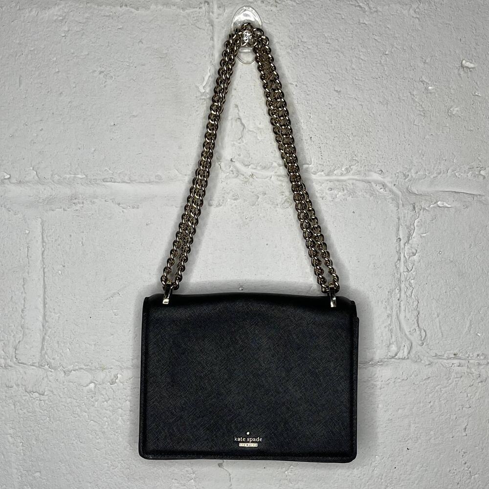 Kate Spade Women's Black Cameron Street Marci Leather Convertible Crossbody Bag